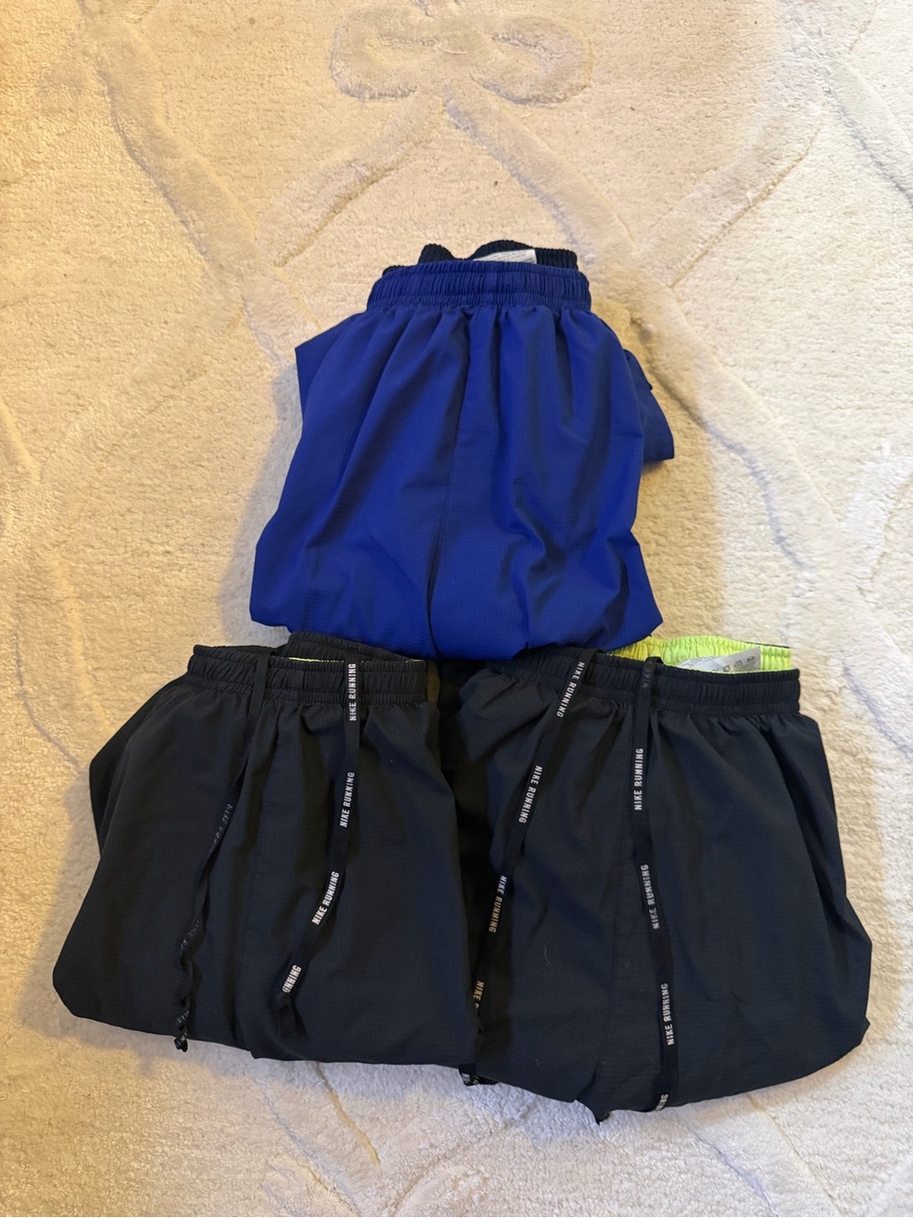 Nike Men's Athletic Shorts - Blue and Black